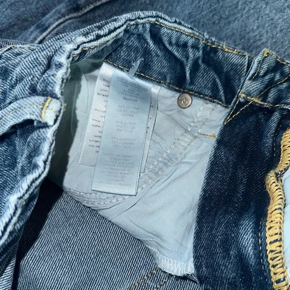 NWT Good American good boy women's Blue Straight Leg Jeans size 4/27 - Picture 7 of 16